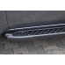 Пороги алюминиевые "Artemis Black" для X-Class.